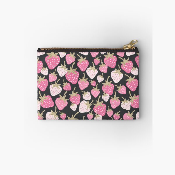 Item preview, Strawberry Fields Pink Berry Scatter designed and sold by Patternandflow.