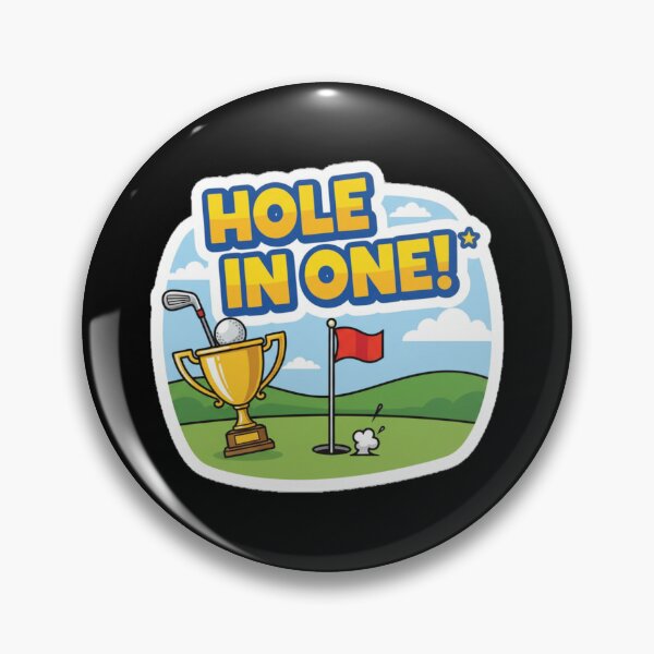 Item preview, Golf Gold Trophy - Ball in Cup - HOLE IN ONE!l designed and sold by Giulivo Store Graphic.