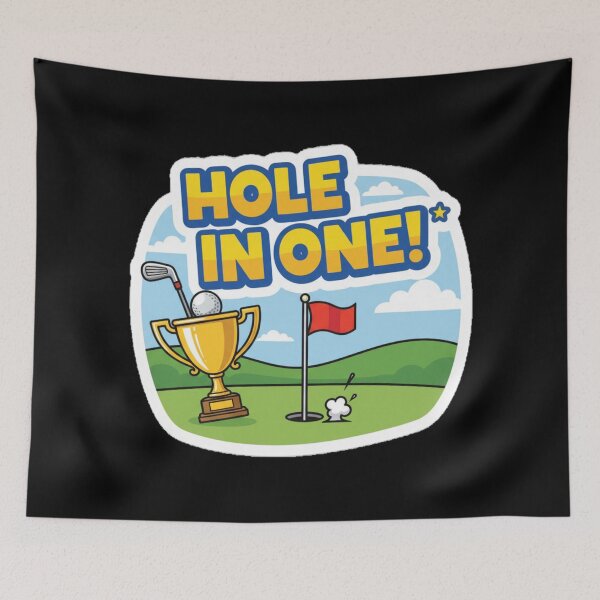 Item preview, Golf Gold Trophy - Ball in Cup - HOLE IN ONE!l designed and sold by Giulivo Store Graphic.
