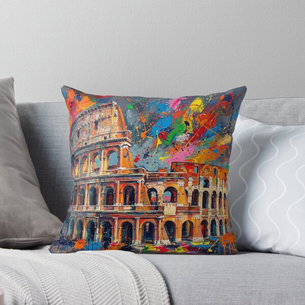 Item preview, Colour Splash Colosseum – Abstract Rome Art Print designed and sold by Printpix.