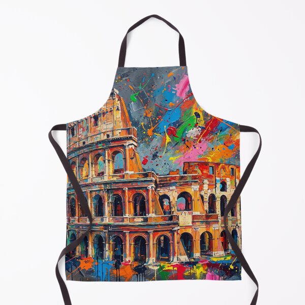 Item preview, Colour Splash Colosseum – Abstract Rome Art Print designed and sold by Printpix.
