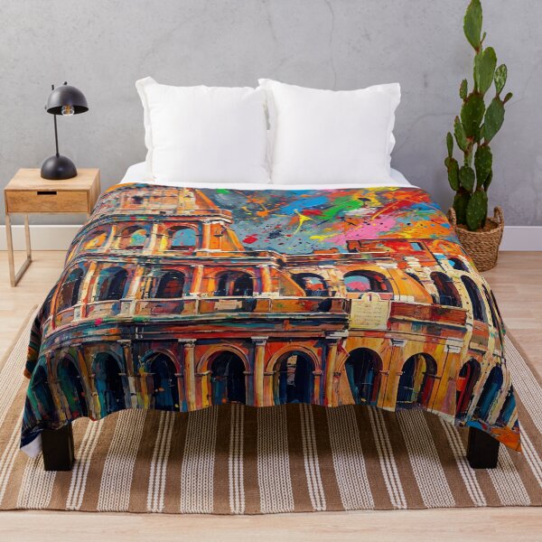 Item preview, Colour Splash Colosseum – Abstract Rome Art Print designed and sold by Printpix.