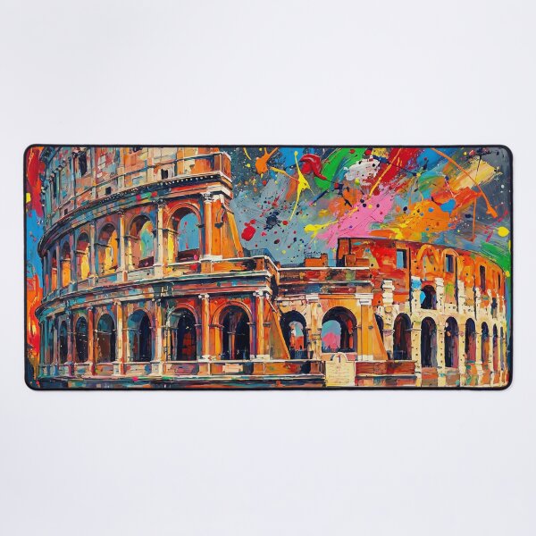 Item preview, Colour Splash Colosseum – Abstract Rome Art Print designed and sold by Printpix.