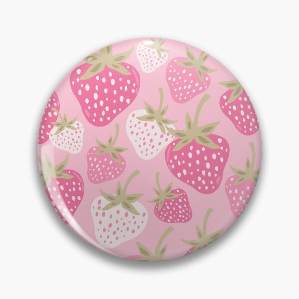 Item preview, Strawberry Fields Pink Berry Picnic Scatter designed and sold by Patternandflow.
