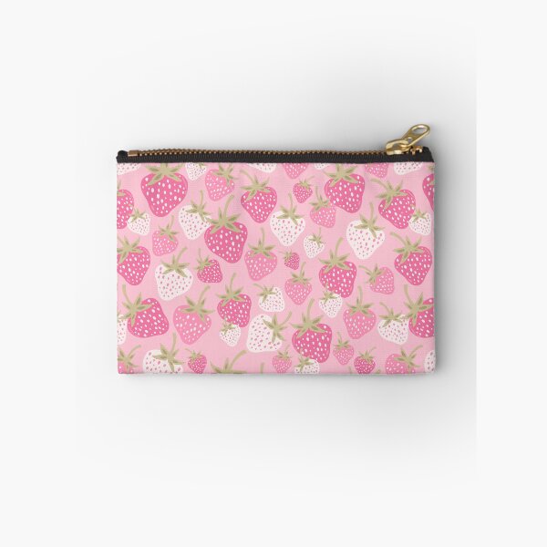 Item preview, Strawberry Fields Pink Berry Picnic Scatter designed and sold by Patternandflow.