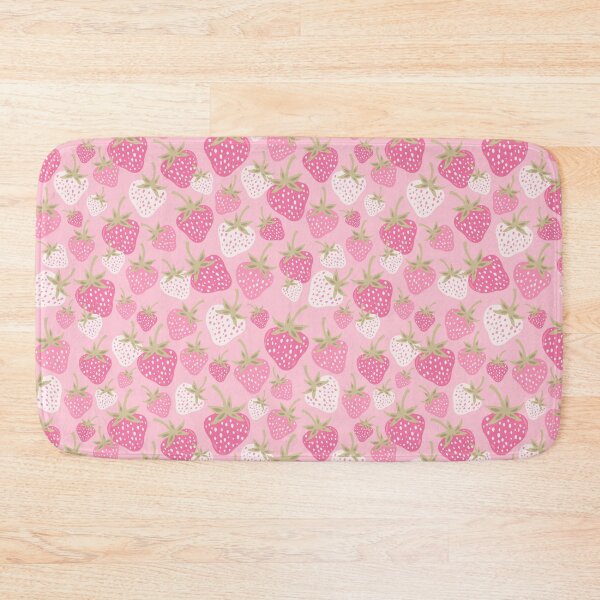 Item preview, Strawberry Fields Pink Berry Picnic Scatter designed and sold by Patternandflow.