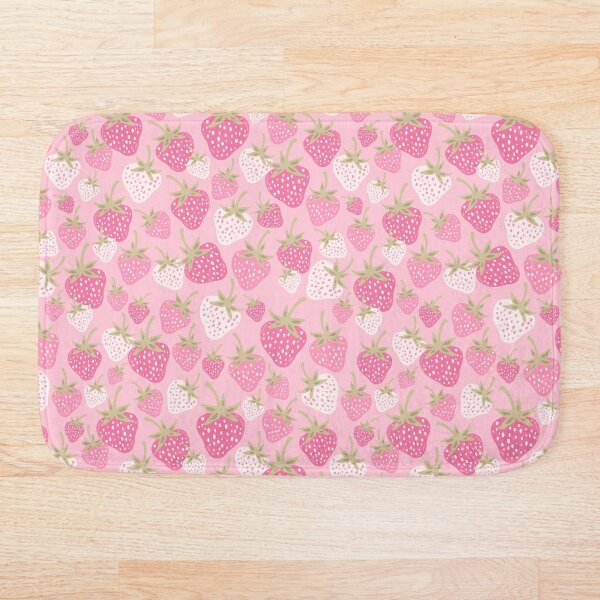 Item preview, Strawberry Fields Pink Berry Picnic Scatter designed and sold by Patternandflow.