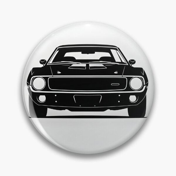 Item preview, Ford Torino 1970 Front View Illustration Classic American Muscle Car Minimalist Poster designed and sold by Motorline44.