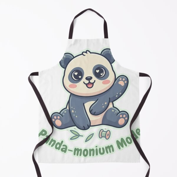 Item preview, Pandamonium Mode Cute Panda Funny Mood Design designed and sold by SarcasmThreads.
