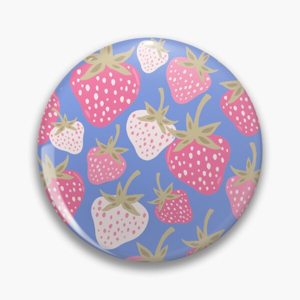 Item preview, Strawberry Fields Purple Berry Picnic Scatter designed and sold by Patternandflow.