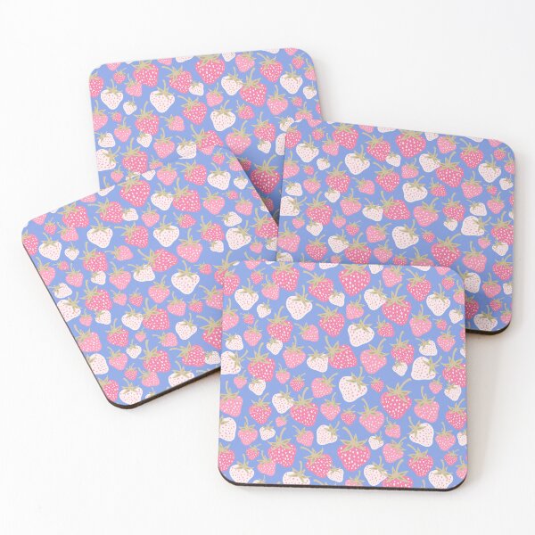 Item preview, Strawberry Fields Purple Berry Picnic Scatter designed and sold by Patternandflow.