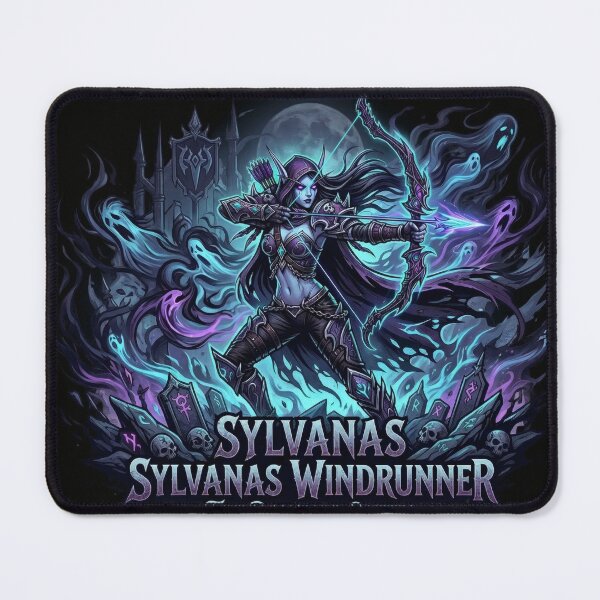 Item preview, Sylvanas Windrunner Banshee Queen - WoW AI Fanart designed and sold by InspirAI.