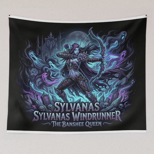 Item preview, Sylvanas Windrunner Banshee Queen - WoW AI Fanart designed and sold by InspirAI.