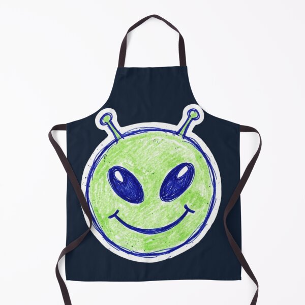 Item preview, Cute Alien Smiley Doodle designed and sold by crazygoose30.