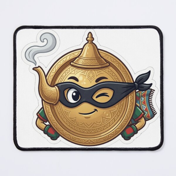Item preview, Funny Moroccan Tagine Character Sticker - Cute Clay Pot Food Art designed and sold by zakman02.