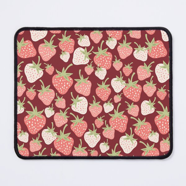 Item preview, Strawberry Fields Red Summer Berry Picnic Scatter designed and sold by Patternandflow.