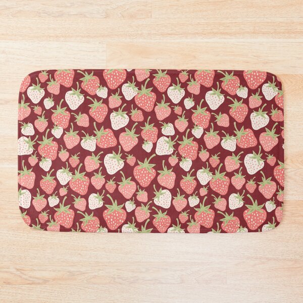Item preview, Strawberry Fields Red Summer Berry Picnic Scatter designed and sold by Patternandflow.