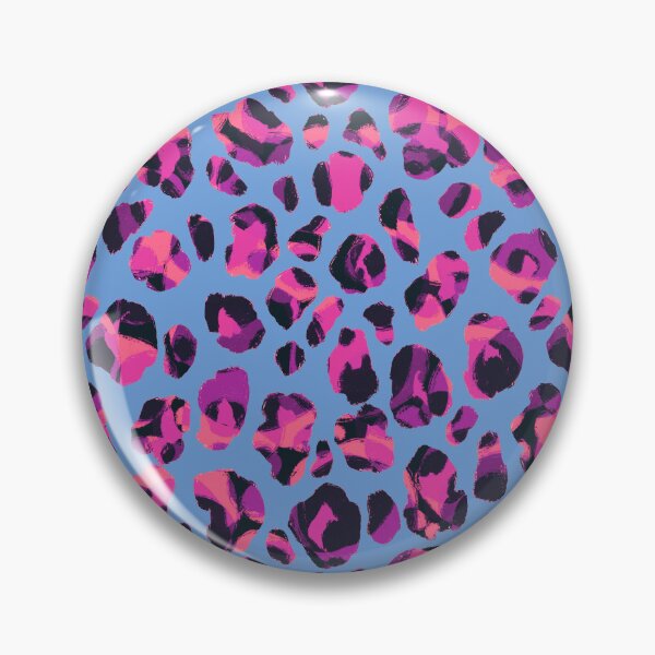 Artikelvorschau, Abstraktes, mehrfarbiges Leopardenmuster in Rosa und Lila entworfen und verkauft von Patternandflow.