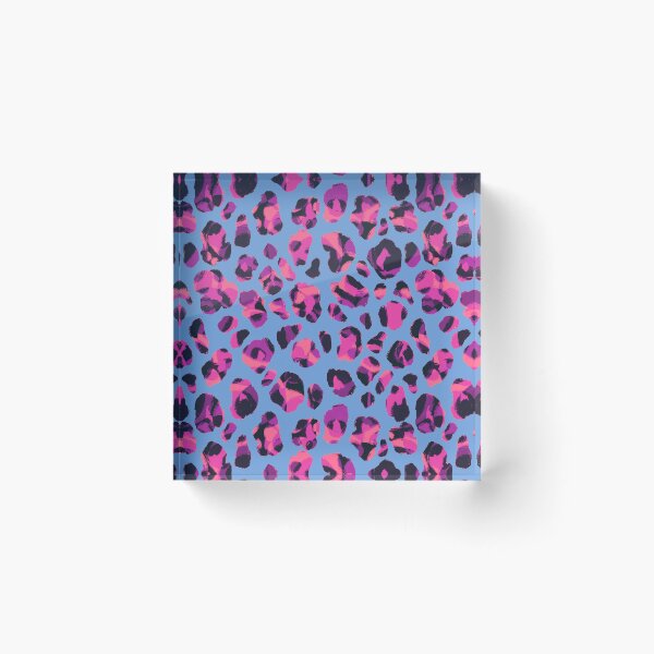 Item preview, Abstract Multicolour Pink Purple Leopard Animal Print designed and sold by Patternandflow.
