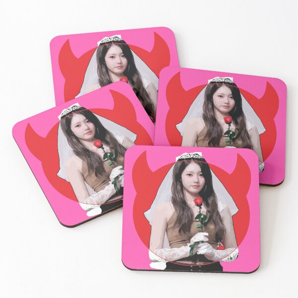 Item preview, RORA (Lee Dain) Babymonster flower pink ver. kpop designed and sold by ShiroHero.
