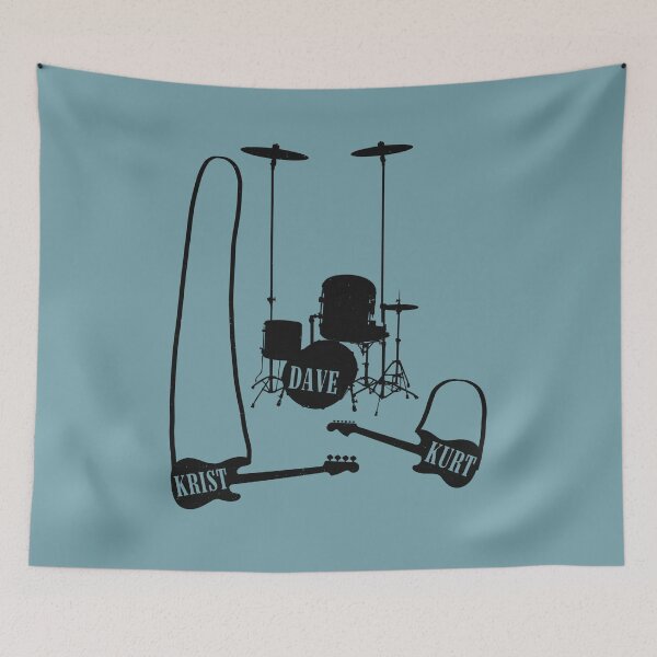Item preview, 90's Grunge Band That Starts With "N" Instruments  designed and sold by blueversion.