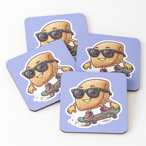 Item preview, Funny Cool Moroccan Briouat Sticker - Skateboarding Pastry Art designed and sold by zakman02.