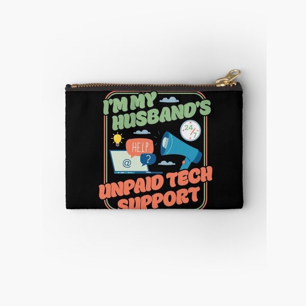 Item preview, I'm My Husband's Unpaid Tech Support - Funny Wife Comupter Humor designed and sold by PCStudio57.