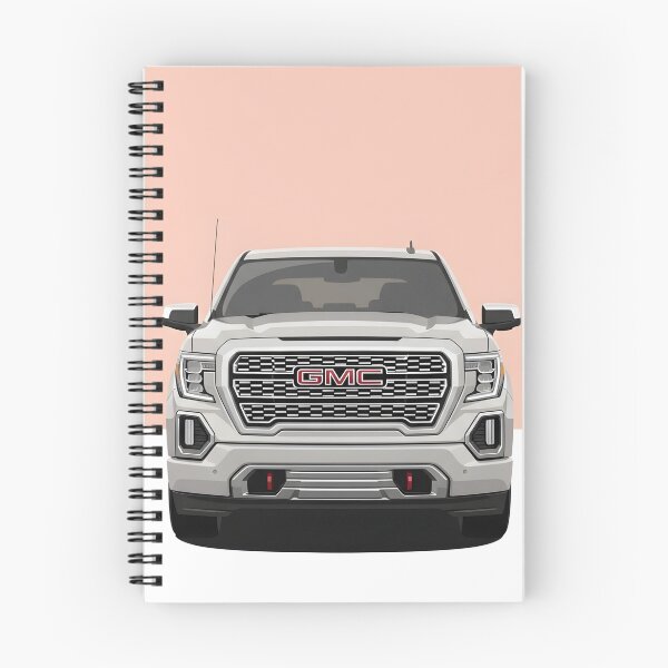 Item preview, GMC Sierra Denali Front View Illustration Luxury American Pickup Truck Minimalist Poster designed and sold by Motorline44.