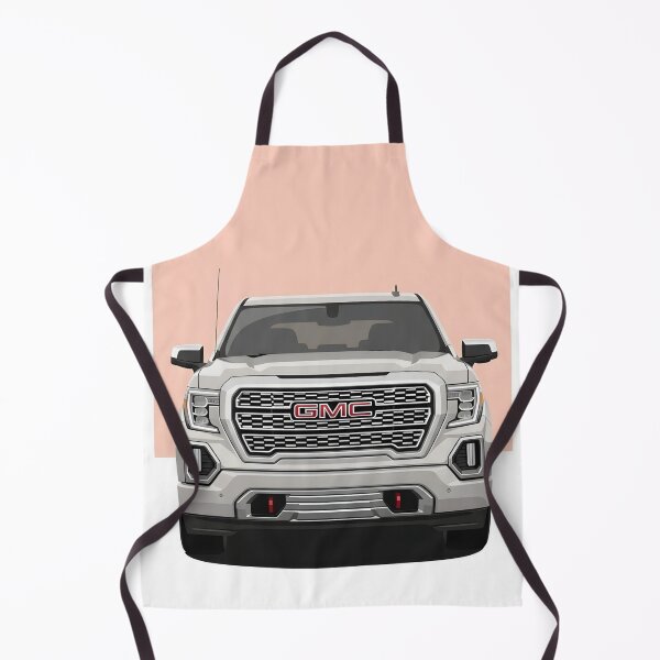 Item preview, GMC Sierra Denali Front View Illustration Luxury American Pickup Truck Minimalist Poster designed and sold by Motorline44.