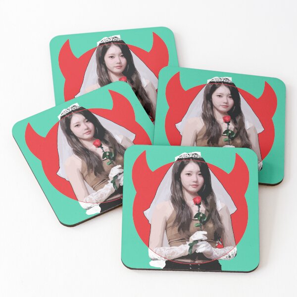 Item preview, RORA (Lee Dain) Babymonster flower aqua ver. kpop designed and sold by ShiroHero.