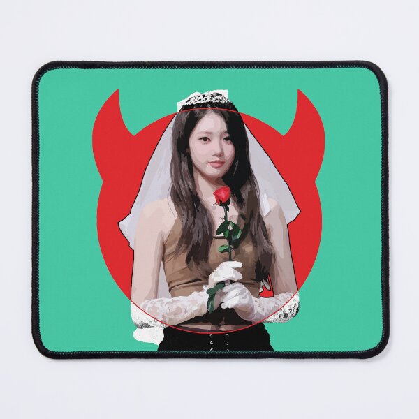 Item preview, RORA (Lee Dain) Babymonster flower aqua ver. kpop designed and sold by ShiroHero.