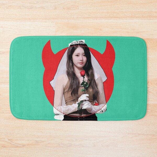 Item preview, RORA (Lee Dain) Babymonster flower aqua ver. kpop designed and sold by ShiroHero.