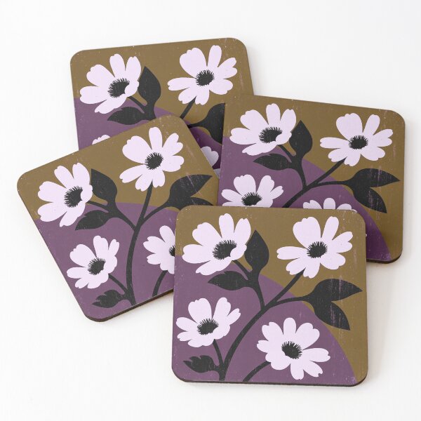 Item preview, Vintage Art Deco Daisy Floral Illustration designed and sold by joycrysstudio.