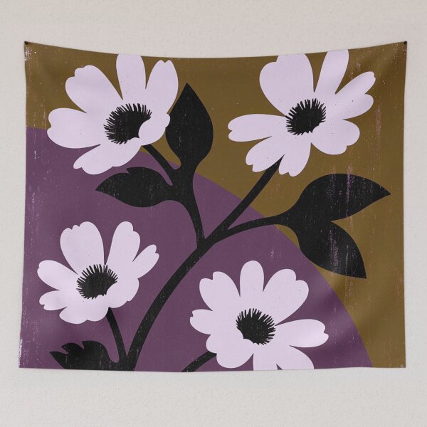 Item preview, Vintage Art Deco Daisy Floral Illustration designed and sold by joycrysstudio.