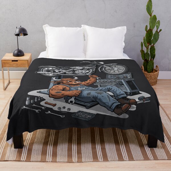 Item preview, Mechanical Beast - Vintage Motorcycle Mechanic Bull Art designed and sold by AmazingEG.