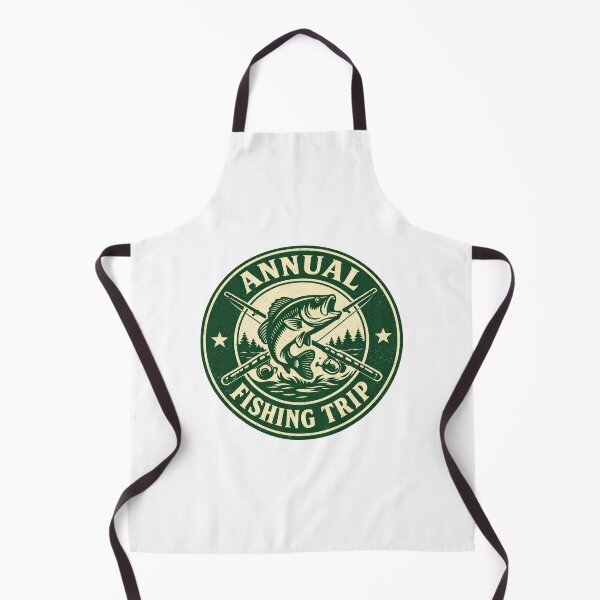 Item preview, Annual Fishing Trip Vintage Badge – Outdoor Fisherman Design designed and sold by EastEndTownie.