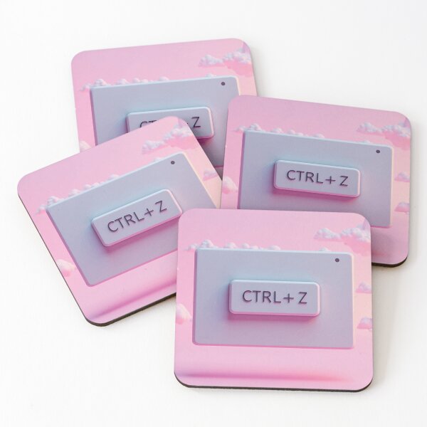 Item preview, Ctrl Z Undo Life 90s Vaporwave Computer Window designed and sold by Retro Mood Co.
