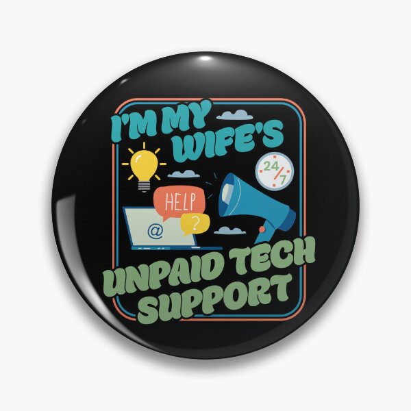 Item preview, I'm My Wife's Unpaid Tech Support - Funny Husband Comupter Humor designed and sold by PCStudio57.