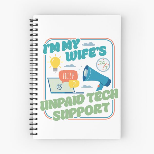 Item preview, I'm My Wife's Unpaid Tech Support - Funny Husband Comupter Humor designed and sold by PCStudio57.