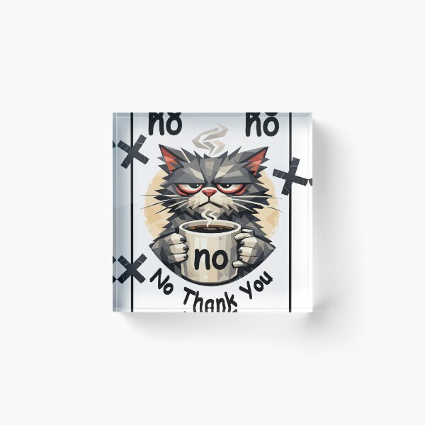 Item preview, funny cat no designed and sold by Jakab33.