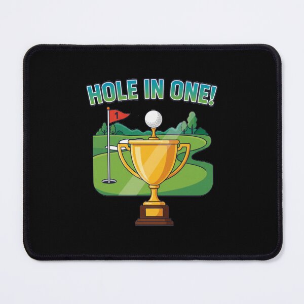 Item preview, Golf Gold Trophy - Ball Above Cup - HOLE IN ONE!l designed and sold by Giulivo Store Graphic.
