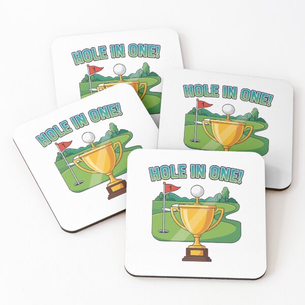 Item preview, Golf Gold Trophy - Ball Above Cup - HOLE IN ONE!l designed and sold by Giulivo Store Graphic.