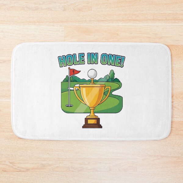 Item preview, Golf Gold Trophy - Ball Above Cup - HOLE IN ONE!l designed and sold by Giulivo Store Graphic.