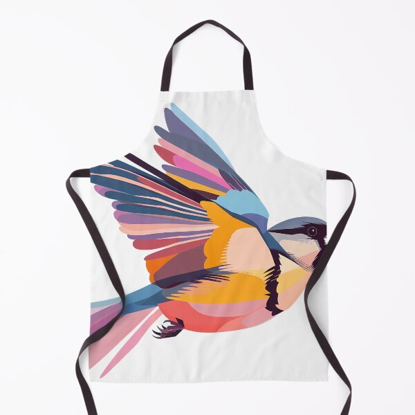 Item preview, Geometric Goldfinch Flight - Vibrant Modern Bird Art Print designed and sold by DesignArtist.ia.