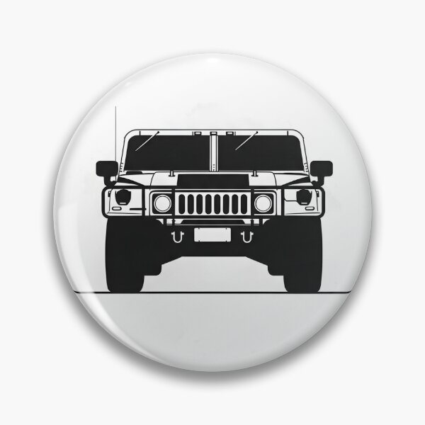 Item preview, Hummer H1 Front View Illustration Iconic Military Off-Road 4x4 Minimalist Poster designed and sold by Motorline44.