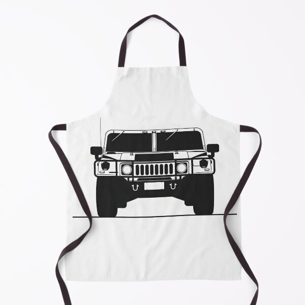 Item preview, Hummer H1 Front View Illustration Iconic Military Off-Road 4x4 Minimalist Poster designed and sold by Motorline44.