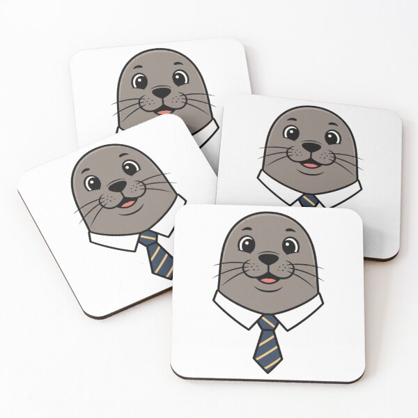 Item preview, Cute Cartoon Seal Boss In Business Attire designed and sold by k3rstman1.