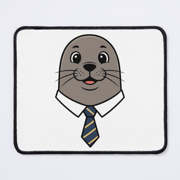 Item preview, Cute Cartoon Seal Boss In Business Attire designed and sold by k3rstman1.