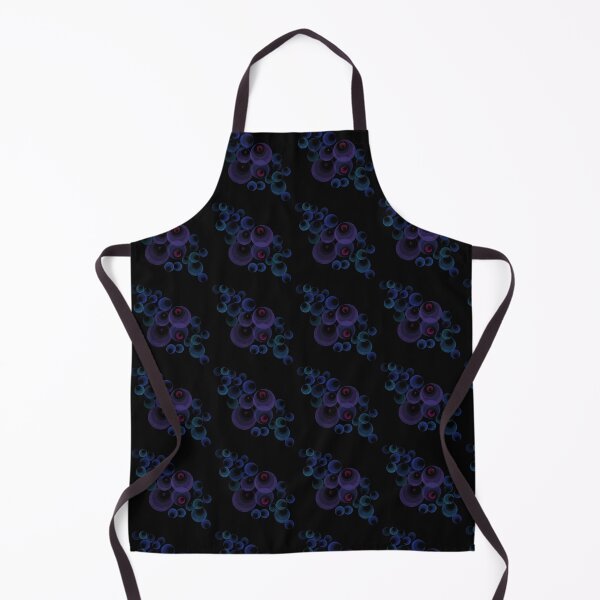 Item preview, Dark Bubbles Psychedelic. Purple Circles Over Black Background designed and sold by All About Playfulness by Saras Feijoo.