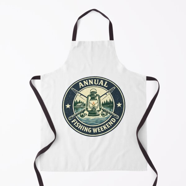 Item preview, Annual Fishing Weekend – Vintage Lake Cabin Fishing Badge designed and sold by EastEndTownie.